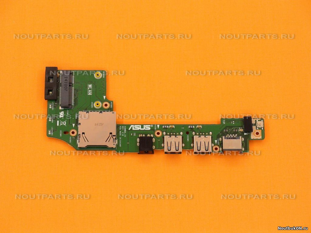 Плата Audio/USB/LAN для ноутбука Asus F200 K200 X200 series X200MA_IO 60NB04U0-IO1020-200 33EX8IB0040 E89382
