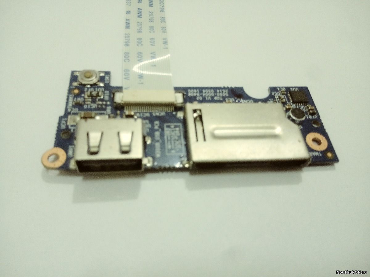 Плата USB разъемов для ноутбука DNS 0802284 M110B (M300B)