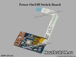 Плата КНОПКА ВКЛЮЧЕНИЯ Toshiba A350 A355 A350D 16,0" LS-4574P 4559U451L01 KTKAA NBX0000CQ00 С ШЛЕЙФОМ