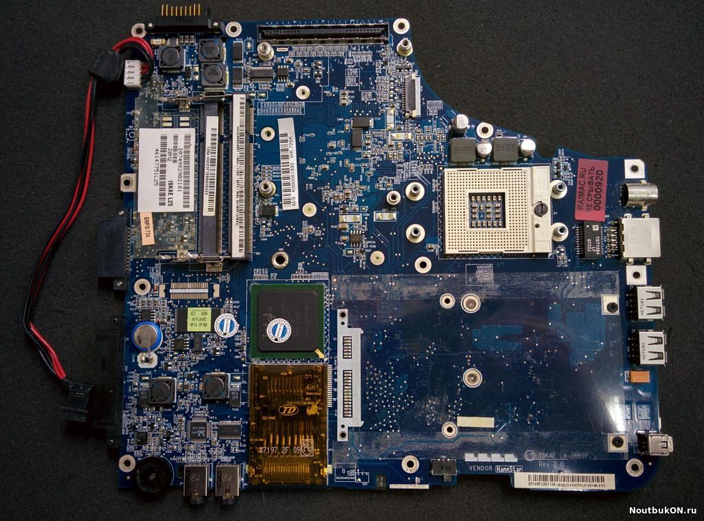 Материнская плата для ноутбука Toshiba A200-1GH LA-3661P