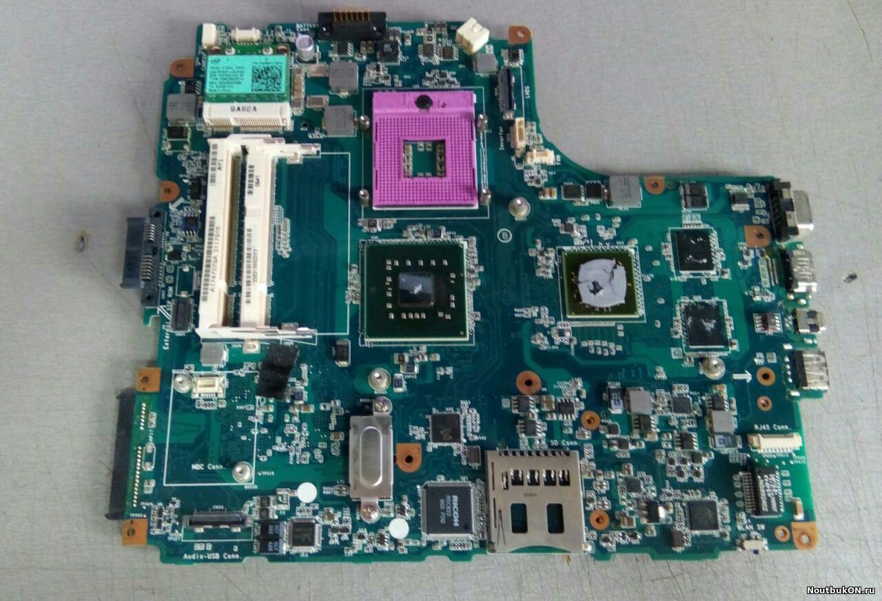 Материнская плата для ноутбука Sony VGN-NW pcg-7181 Foxconn M851 MBX-217 нерабочая