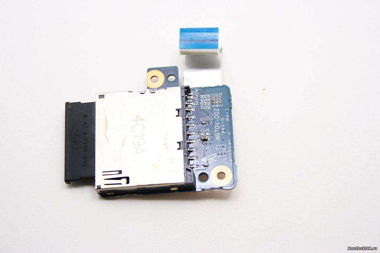 Плата Card reader для ноутбука Dexp Aquilon O106 O150 6-71-W970V-D02