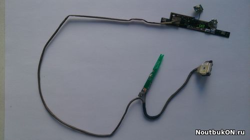 Шлейф вебкамеры для ноутбука 14,1" Lenovo ThinkPad T400, T400S, T410, T410I, T410S, T410SI плата индикации вебкамера 60Y9705 60Y9706 60Y9705AA 42W8176 01013EM00-574G
