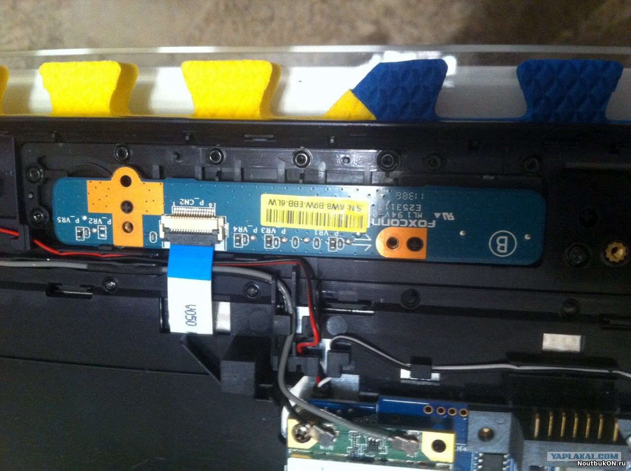 Плата КНОПКА ВКЛЮЧЕНИЯ для Sony Vaio VPC-CA VPC-CB PCG-71615V PCG-61713V 1P-1113J01-8011 SWX-360 С ШЛЕЙФОМ 364-0001-848_A