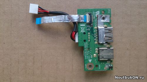 Плата разъем питания USB разъем для ноутбука Asus F501 F401 F401U X401U-M3 rev. 2.0 60-N4OIO1000-D01 60-n4oio1000-e01