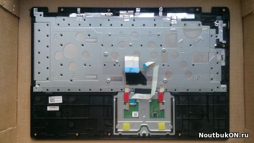 Клавиатура для ноутбука с ТОП-КЕЙСОМ Acer Aspire ES1-521 V121602AS4 RU PK1316G2A04 60.MMLN2.005, AP16G000300-HA24 БЕЗ ТАЧПАДА