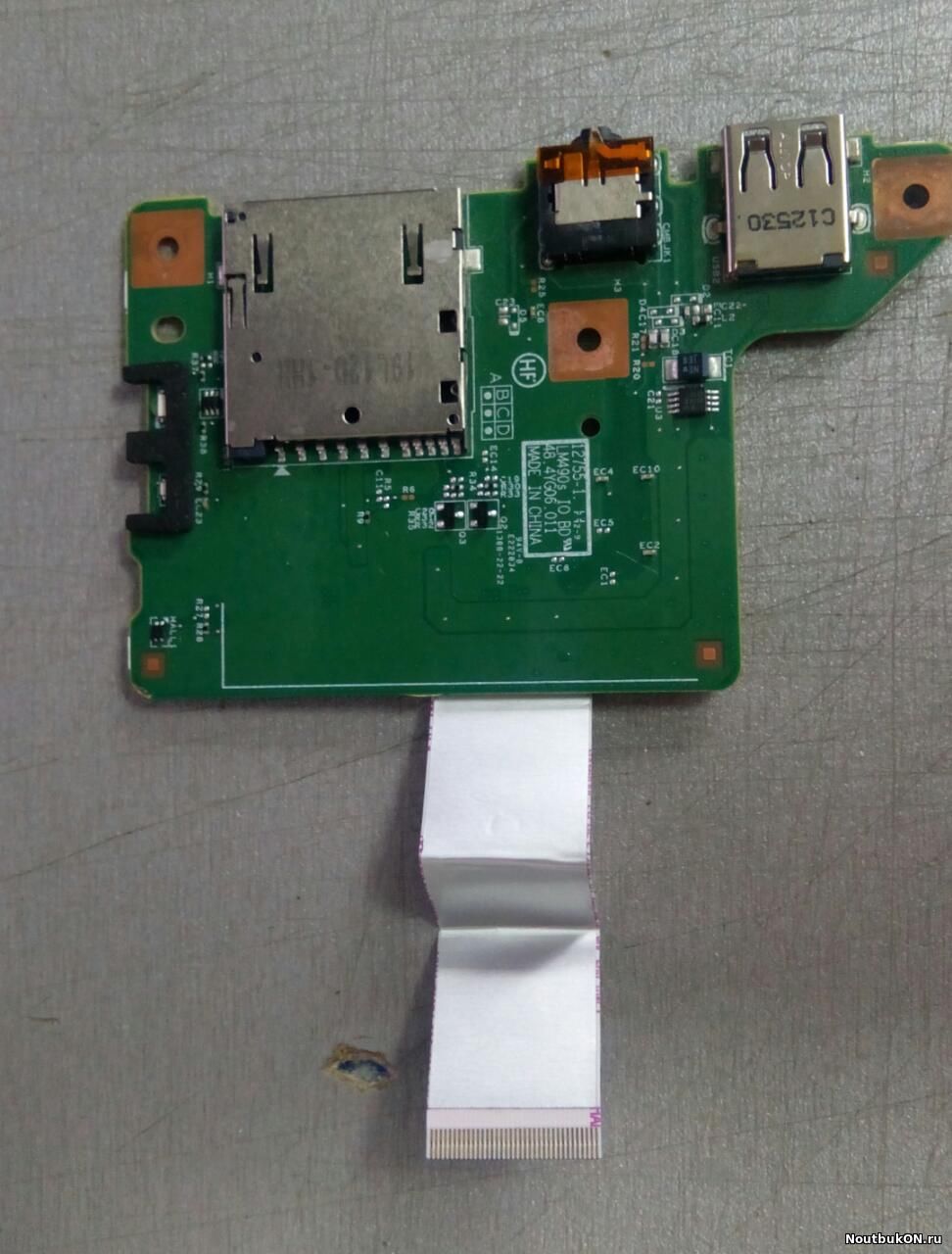 Плата CARDREADER и AUDIO и USB разъемов для ноутбука Lenovo M490 48.4yg06.011 lm490s
