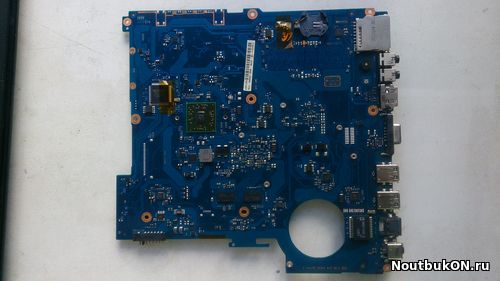 Материнская плата для ноутбука Samsung RV511, RV515 (Scala2_AMD, BA41-01534A, BA92-09429B) со впаянным процессором нерабочая дохлый проц