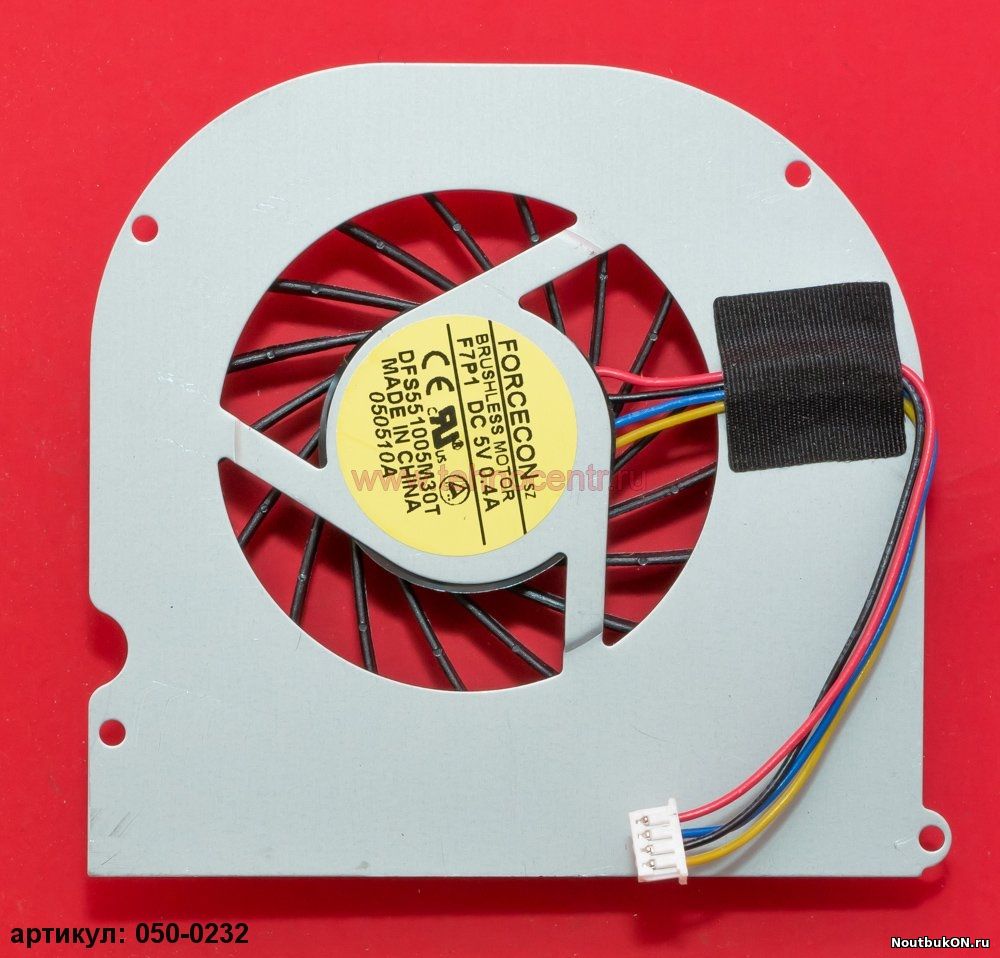 Вентилятор (кулер) для ноутбука ASUS F80 X82 X88 F81 F83