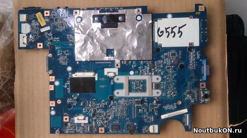 Материнская плата для ноутбука Lenovo G555 NAWA2 LA-5972P REV: 1.0 не ЗАЛИТАЯ не ремонченная не рабочая нет изо без разъмов USB