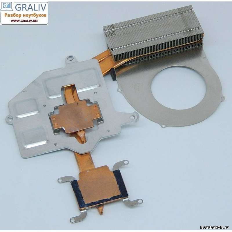 Радиатор для ноутбука Sony Vaio VPC-F PCG-81211V, VPCF, 300-0001-1263(дискретная видеокарта)